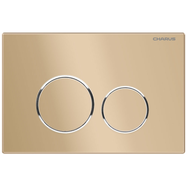 Клавиша смыва Charus Spazio матовый песок FP.330.51.01 (детальная фотография)