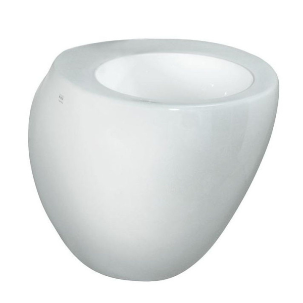 Раковина без отверстия для смесителя, цвет белый, покрытие LCC, Laufen Alessi One 8.1597.0.400.109.1 (детальная фотография)