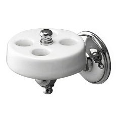 Держатель для зубных щёток для ванной, цвет хром, Devon&Devon Old Navy