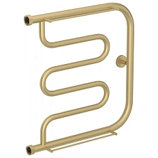 Полотенцесушитель водяной Сунержа Лира+ 50х50 см матовая шампань