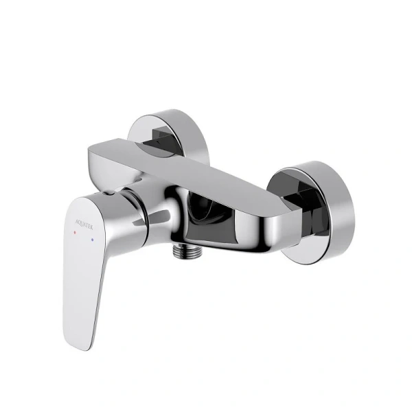 Душевой комплект Акватек Бетта хром AQ1132CR (детальная фотография), современные, hi-tech