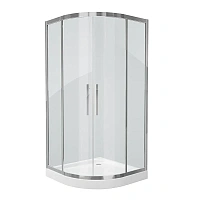 Душевой уголок Grossman Pragma 100х100 см серебро