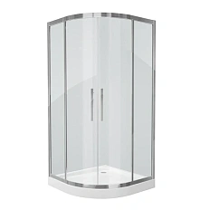 Душевой уголок Grossman Pragma 100х100 см серебро