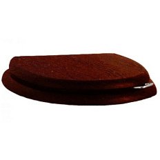 Крышка-сидение с микролифтом Devon & Devon Rose/Blues красное дерево, петли хром