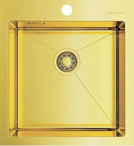 Мойка для кухни Omoikiri Akisame 46-LG 46 см светлое золото - фото 2