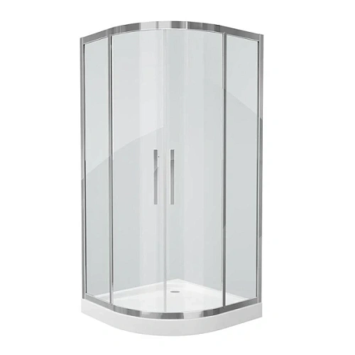 Душевой уголок Grossman Pragma 100х100 см серебро - фото 2