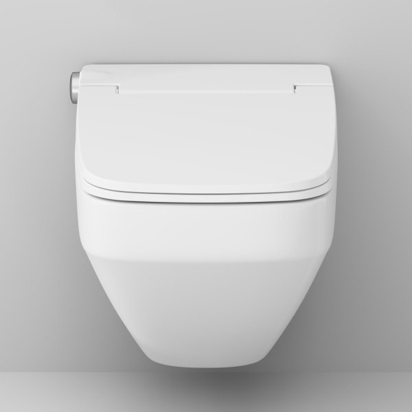 Унитаз подвесной Am.Pm Inspire 2.0 с интегрированным биде CCC50A1700SC (детальная фотография), фарфор, керамика