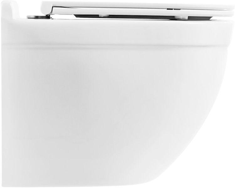 Унитаз подвесной BelBagno Senso-R безободковый BB017CHR (детальная фотография), подвесные, встраиваемые