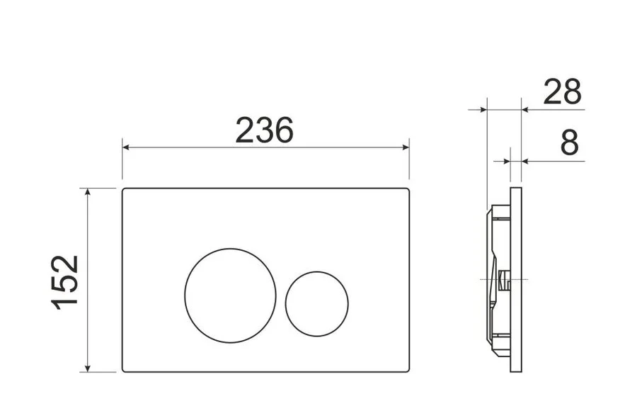 Унитаз с инсталляцией Ceramica Nova Metropol кнопка хром CN4002MB_1001CH_1000 (детальная фотография) index_1