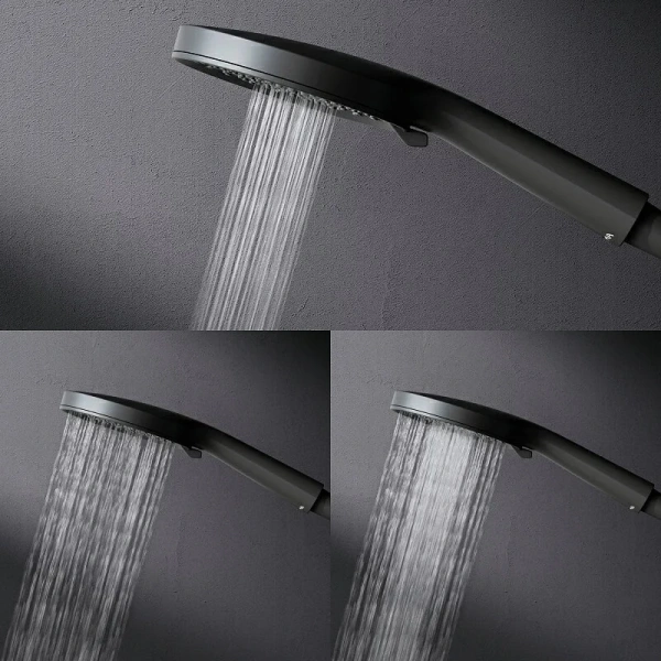 Душевая стойка Am.Pm X-Joy черная матовая F0785A522 (детальная фотография), со смесителем