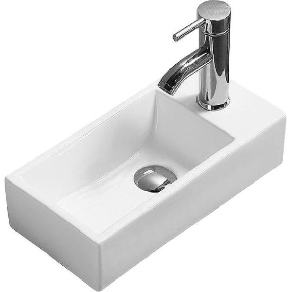 Раковина Ceramalux N 41 см левая 9048DL (детальная фотография)