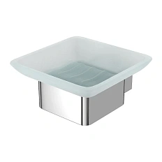 Мыльница Lemark Smooth Line хром