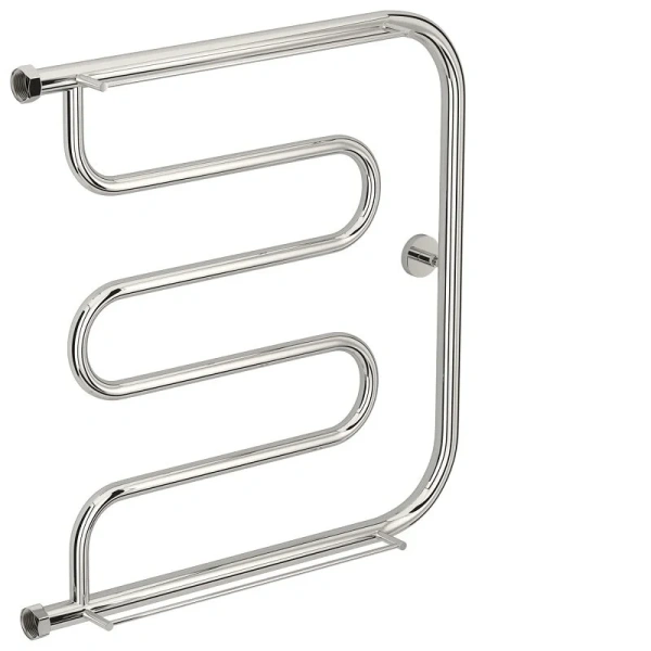 Полотенцесушитель водяной Сунержа Лира+ 60x60 см хром 00-4012-6060 (детальная фотография)