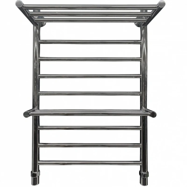 Полотенцесушитель водяной Ника Classic 80x50 см хром ЛП Г ВП 2 ВП 80/50  (детальная фотография), хром