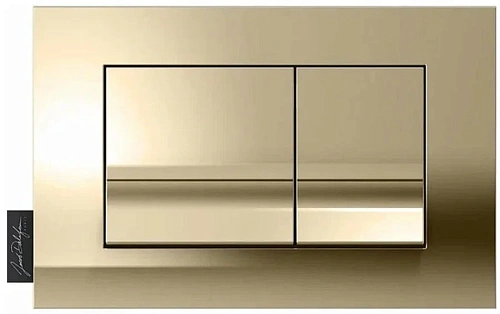 Клавиша смыва Jacob Delafon золото - фото 1