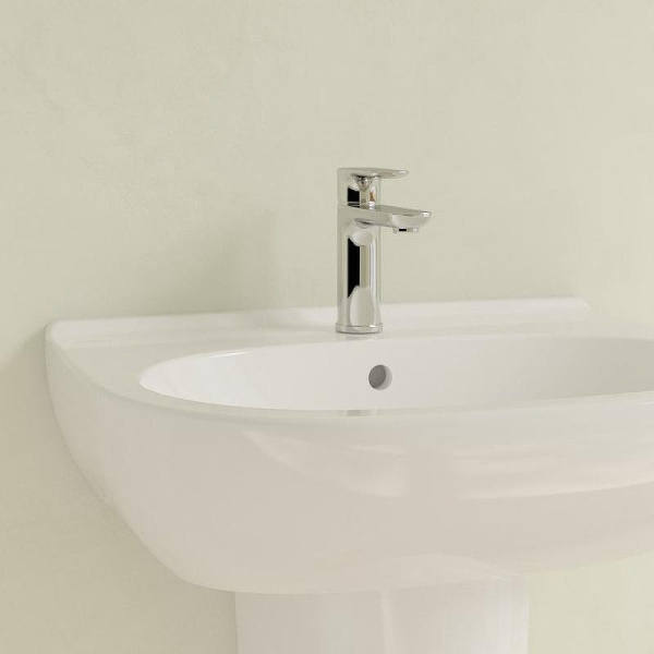Раковина Villeroy & Boch O.novo 65 см с одним отверстием 51606501 (детальная фотография), одинарные, недорогие