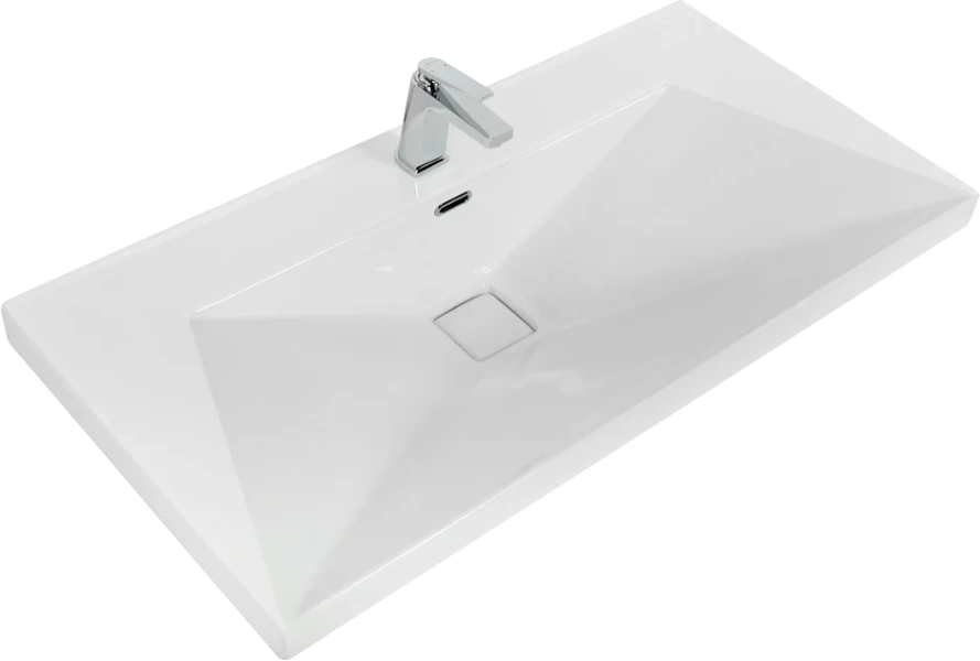 Раковина Cezares Crystal 80 см керамическая CZR-1188-800/500 (детальная фотография)