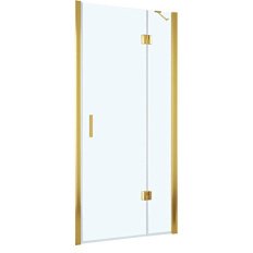 Душевая дверь профиль золотой стекло прозрачное Vegas-glass