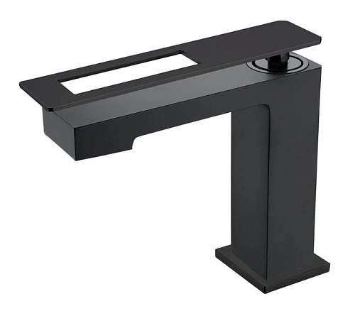 Смеситель для раковины Boheme Q черный - фото 1