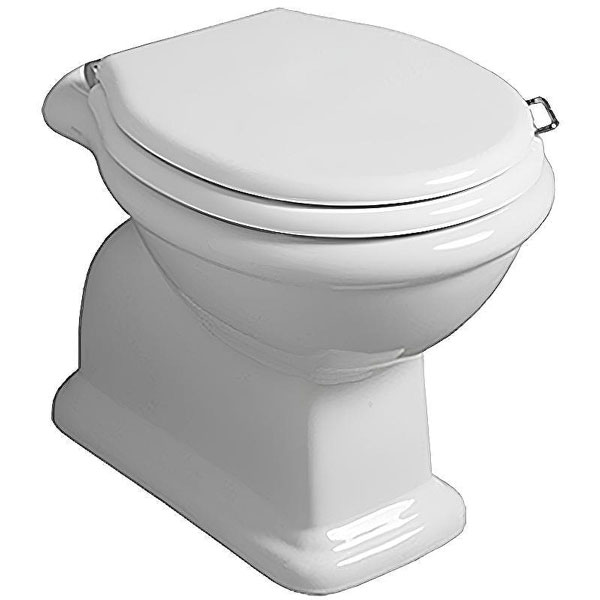 Унитаз напольный Simas Lante вертикальный слив, белый LA01 BI (детальная фотография)