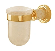 Стакан для ванной Boheme Murano декор белый