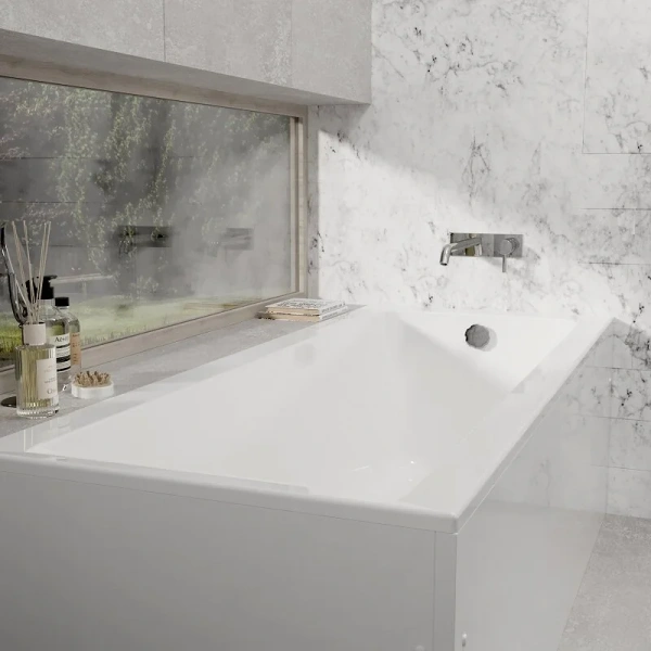 Ванна акриловая Alba Spa Marry ВПРСБ0390000100, 170 x 70 см, цвет белый глянцевый (детальная фотография), современныe, hi-tech