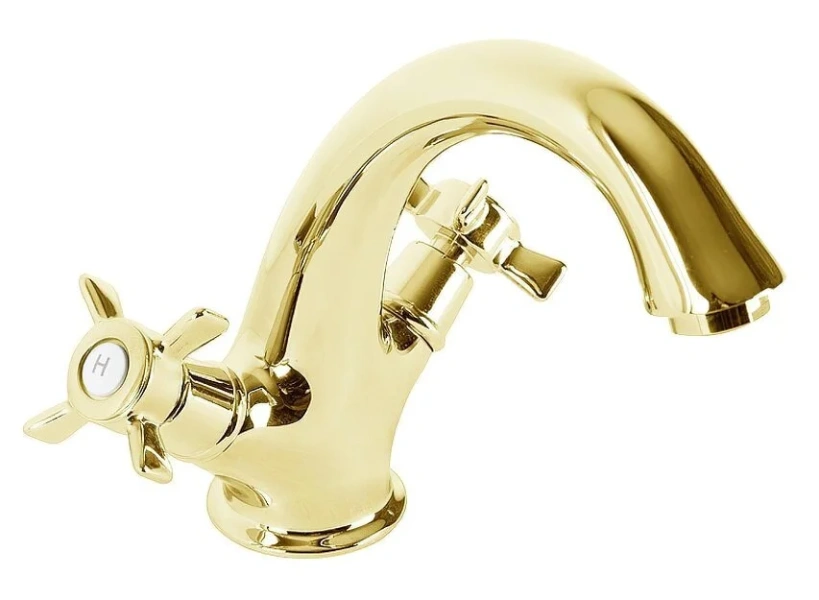 Смеситель для раковины Cezares Lord золото 24 карат LORD-LS1-03/24 (детальная фотография)