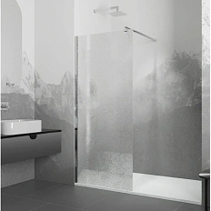 Душевая перегородка RGW Walk In WA-02-1 120 см профиль хром стекло рифленое