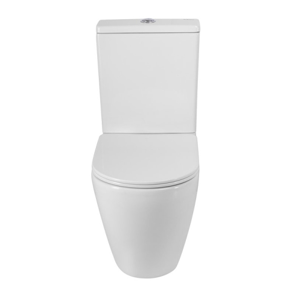 Унитаз-компакт BelBagno Sfera-R BB2141CPR/SC белый (детальная фотография), с бачком