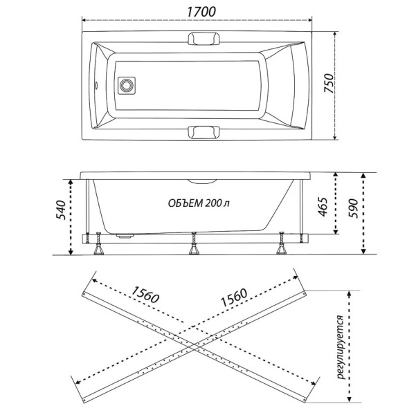 Схема (детальная фотография), 170x75 см