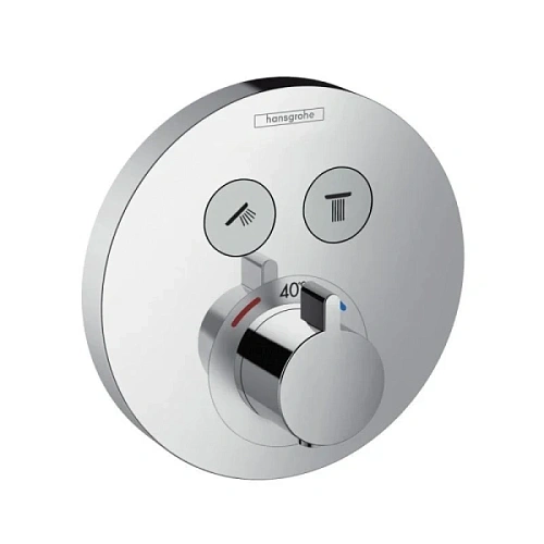 Смеситель для душа Hansgrohe Shower Select S термостатический хром - фото 3