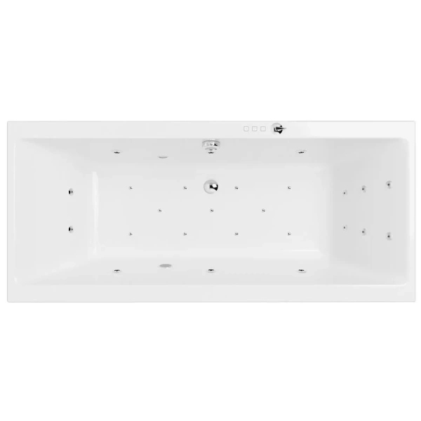 Ванна гидромассажная Excellent Pryzmat Ultra 200 x 90 см, белый/хром, WAEX.PRY20.ULTRA.CR (детальная фотография)