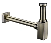 Сифон для раковины Wasserkraft светлая бронза