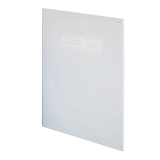 Верхняя стеклянная панель с сенсорным блоком управления, цвет белый, Tece TECElux 9650002