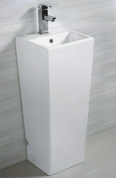 Раковина напольная GID Autonomo Nb147 34 см белая 81104 (детальная фотография), современные, hi-tech