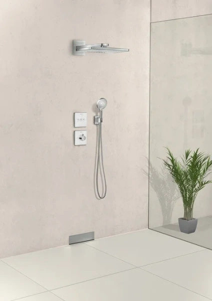 Переключатель потоков Hansgrohe ShowerSelect белый/хром 15736400 (детальная фотография) index_1