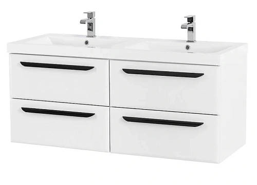 Тумба под раковину подвесная Cezares Eco 120 см bianco opaco - фото 8