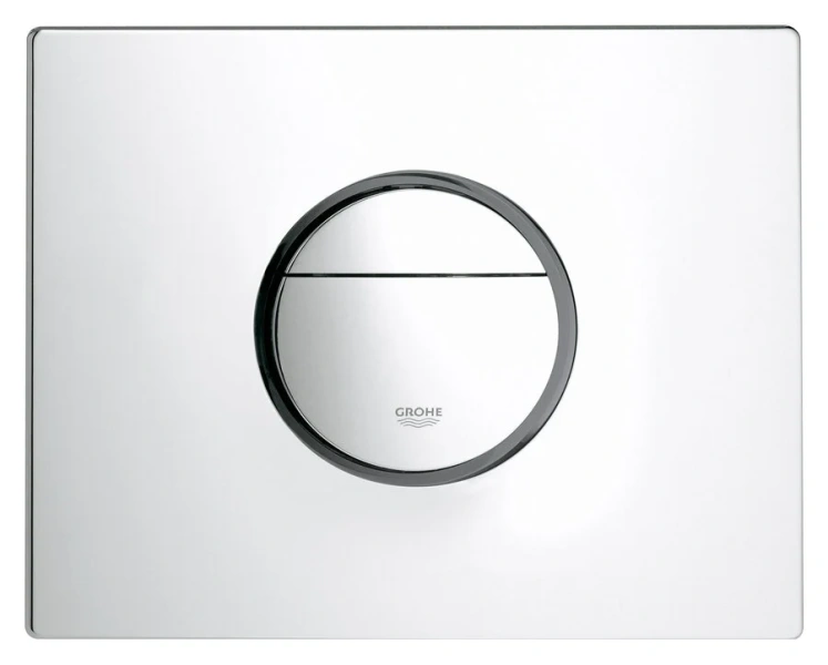 Клавиша смыва Grohe Nova Cosmopolitan матовый хром 38765P00 (детальная фотография), хром