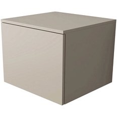 Тумба подвесная Velvex Unit 50 см бежевый шелк