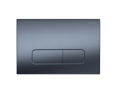 Клавиша смыва Акватек оружейная сталь матовая - фото 5
