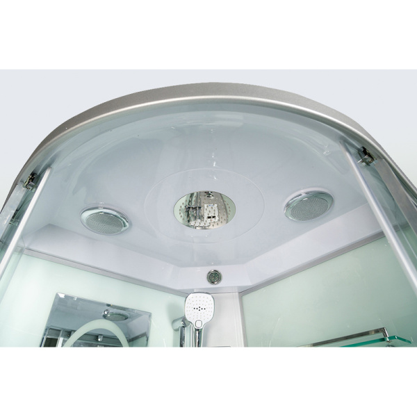 Душевая кабина WeltWasser WW500 135x135 см с сиденьем WW500 EMMER 13555-2 (детальная фотография), с высоким, глубоким поддоном, глубокий поддон