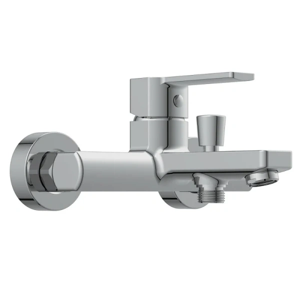 Смеситель для ванны Cersanit Smart хром 63048 (детальная фотография), с коротким изливом