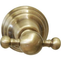 Крючок двойной для ванной бронза Bagno & Associati Canova CA 242 92 BR