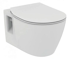 Унитаз подвесной Ideal Standard Connect безободковый с сиденьем микролифт