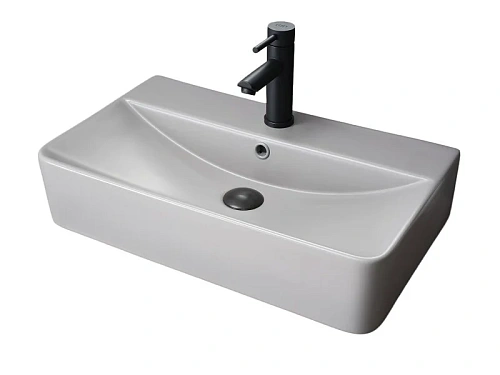 Раковина GID Geometrico Gm1344 61 см серая - фото 2