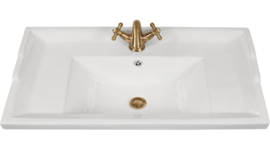 Раковина-консоль, 80 см, La Beaute Vivien LA1780 (детальная фотография)
