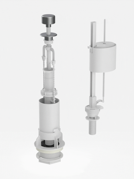 Комплект арматуры BERGES Eko пластик 030101 (детальная фотография) index_5