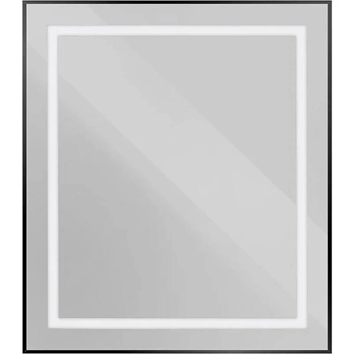 Зеркало с подсветкой BelBagno Kraft 70 см черное - фото 1