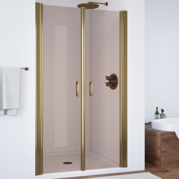 Душевая дверь стекло бронза Vegas-glass E2P 95 05 (детальная фотография), современные, hi-tech