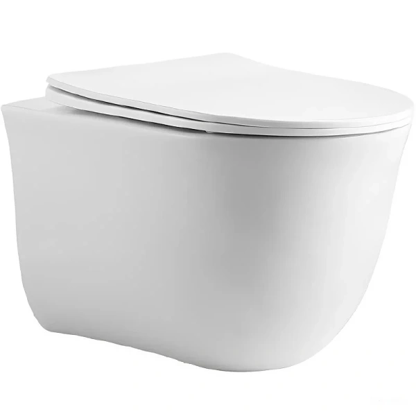 Унитаз подвесной Акватек Классик белый AQ1112T-00 (детальная фотография)